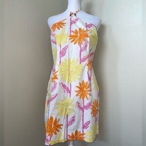 Lilly Pulitzer yellow floral dress